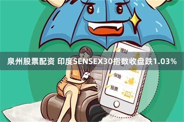泉州股票配资 印度SENSEX30指数收盘跌1.03%