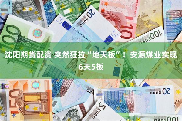 沈阳期货配资 突然狂拉“地天板”！安源煤业实现6天5板