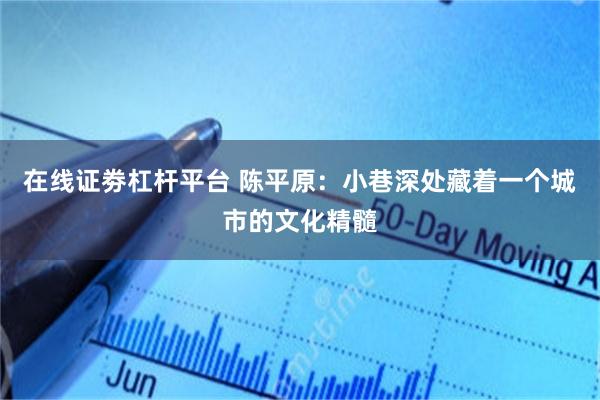 在线证劵杠杆平台 陈平原：小巷深处藏着一个城市的文化精髓
