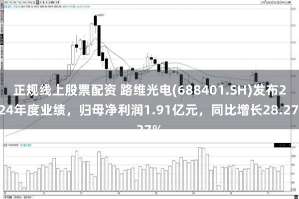 正规线上股票配资 路维光电(688401.SH)发布2024年度业绩，归母净利润1.91亿元，同比增长28.27%