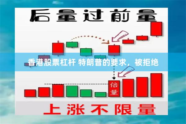 香港股票杠杆 特朗普的要求，被拒绝