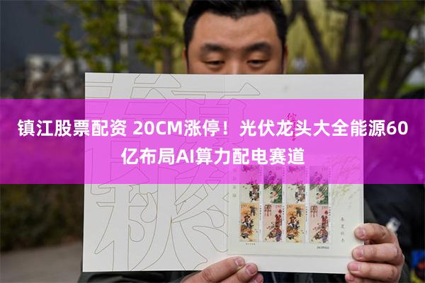 镇江股票配资 20CM涨停！光伏龙头大全能源60亿布局AI算力配电赛道