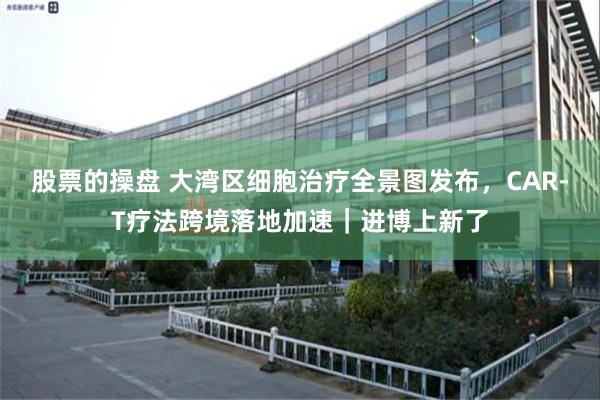 股票的操盘 大湾区细胞治疗全景图发布，CAR-T疗法跨境落地加速｜进博上新了