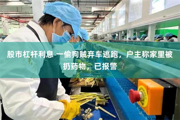 股市杠杆利息 一偷狗贼弃车逃跑，户主称家里被扔药物，已报警