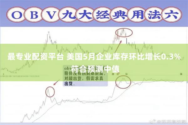最专业配资平台 美国5月企业库存环比增长0.3% 符合预测中值