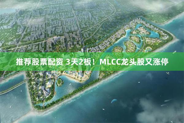 推荐股票配资 3天2板！MLCC龙头股又涨停
