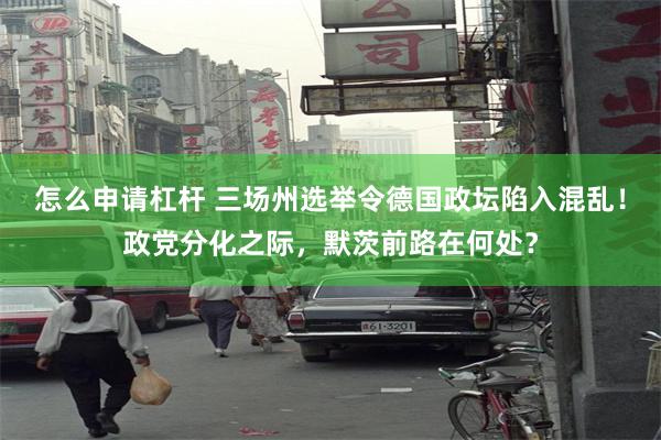 怎么申请杠杆 三场州选举令德国政坛陷入混乱！政党分化之际，默茨前路在何处？
